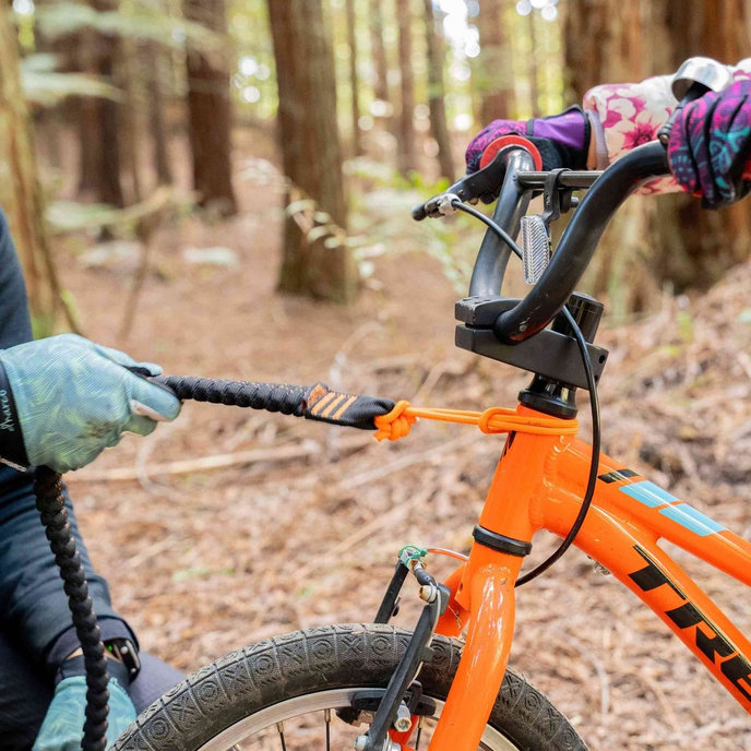 Lano na ťahanie bicykla Quick Fit čierne