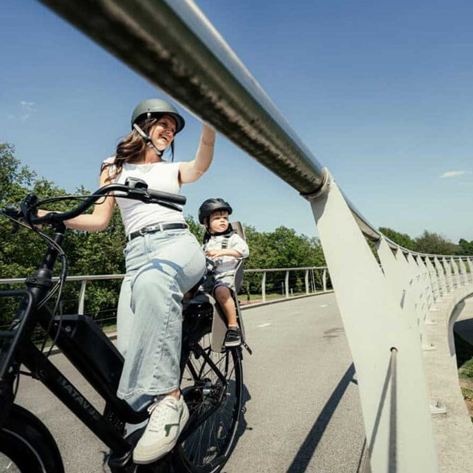 Zadná sedačka U-me na bicykel pre MIK nosiče