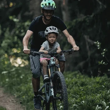 MTB sedačka na rám bez riadidiel