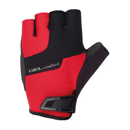 Cyklistické rukavice pre dospelých Gel Comfort červené