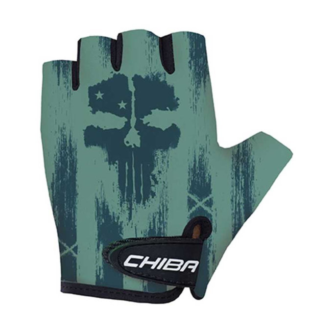 Cyklistické rukavice pre deti Cool Kids Lebka