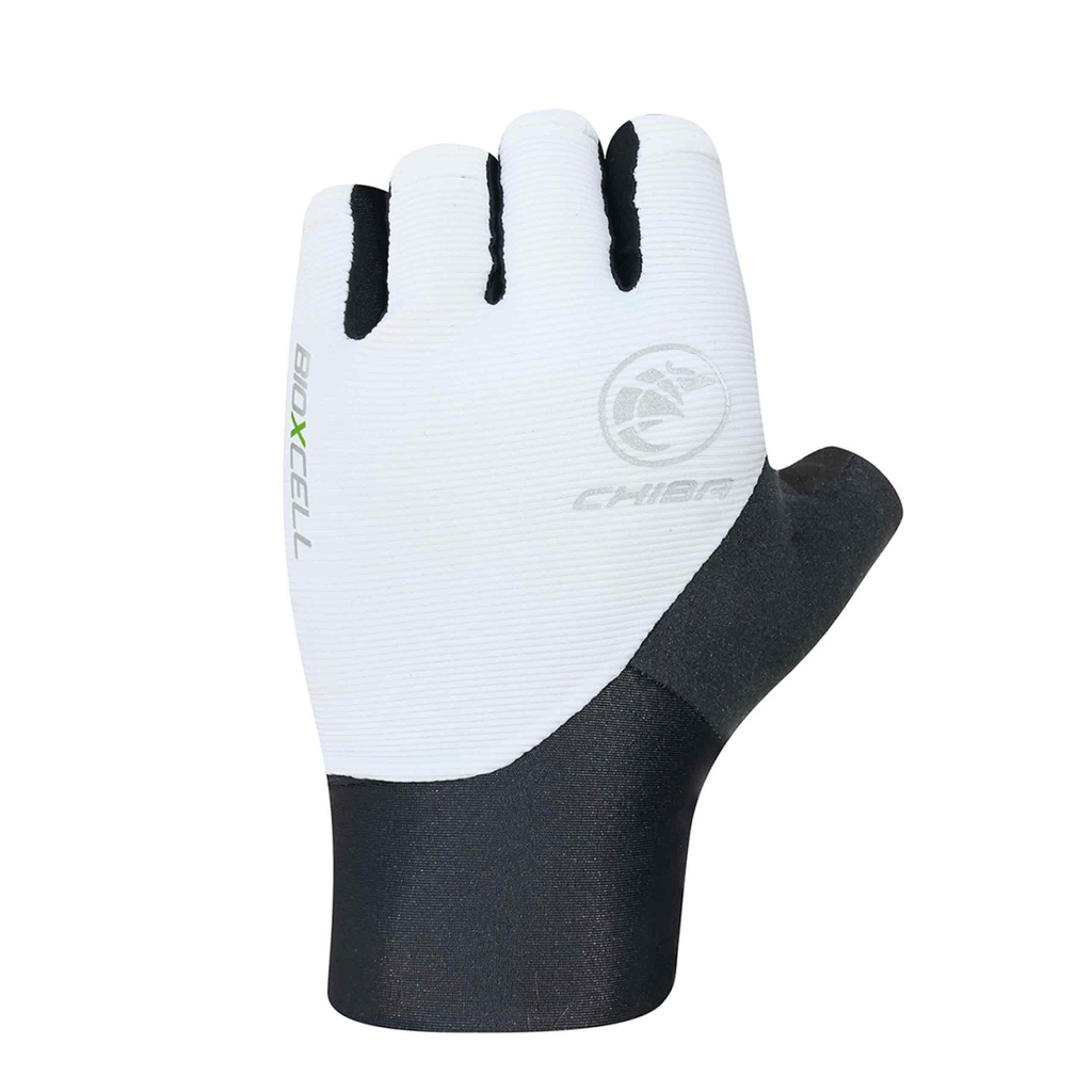 Chiba Cyklistické rukavice BioXCell Classic WHITE S, Biela