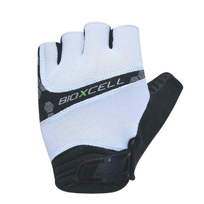 Cyklistické rukavice pre dospelých BioXCell Pro biele