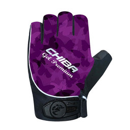 Cyklistické rukavice pre ženy Lady Gel Premium fialové
