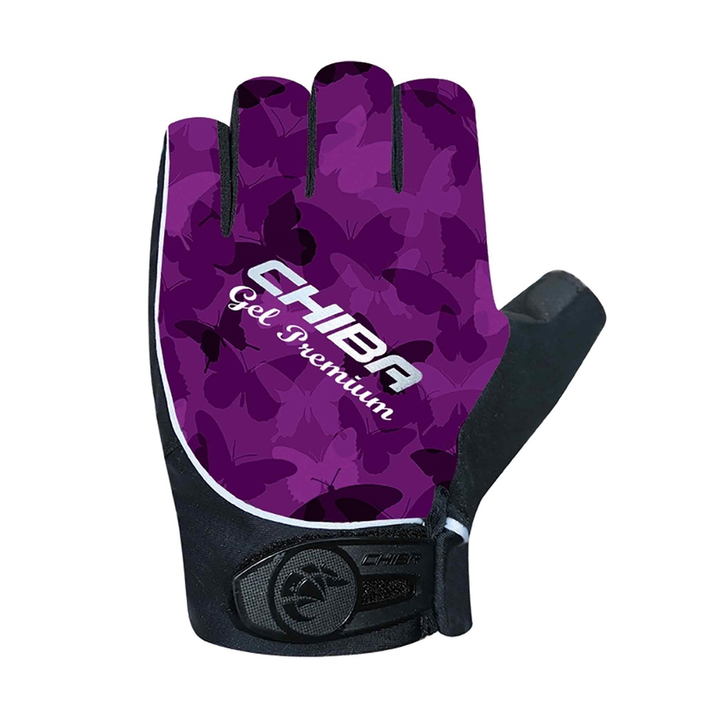 Chiba Cyklistické rukavice Lady Gel Premium PURPLE S, Fialová