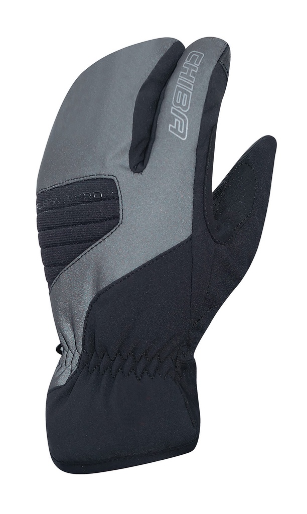 Chiba Cyklistické rukavice Alaska Pro BLACK L, Čierna