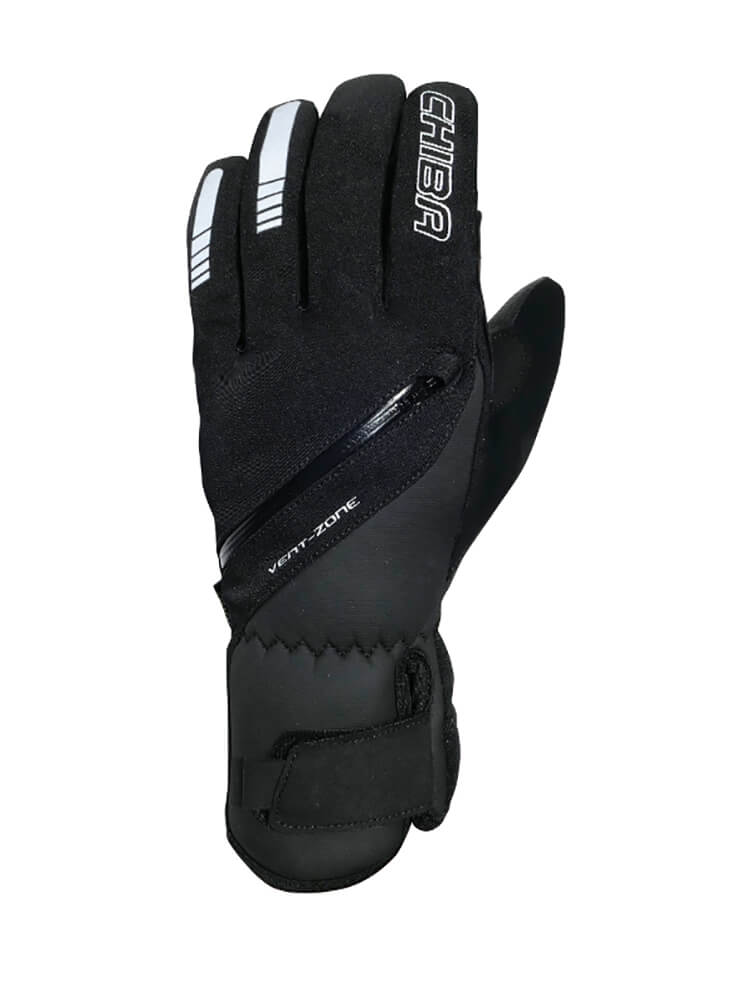 Chiba Zimné cyklistické rukavice City Liner BLACK M, Čierna