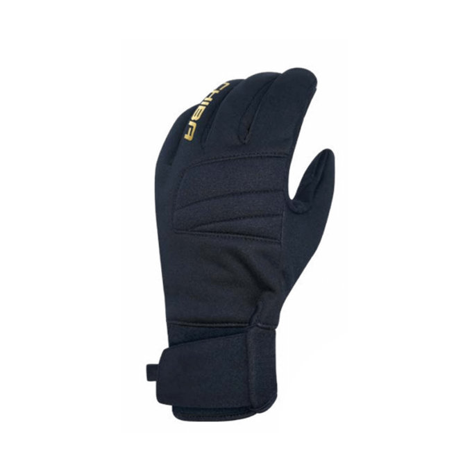 Zimné cyklistické rukavice pre dospelých Classic čierna/zlatá