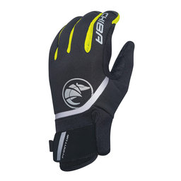 Zimné cyklistické rukavice pre dospelých Phantom čierna/neónovožltá