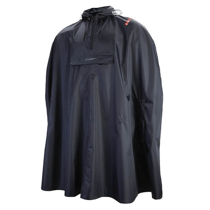 Pončo do dažďa pre dospelých čierne