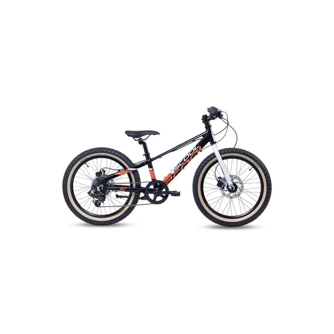 Detský bicykel Xroc disc 20 čierno/bielo/oranžový (od 115 cm)
