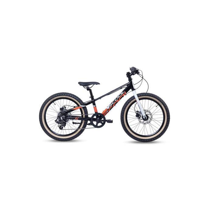 Detský bicykel Xroc disc 20 čierno/bielo/oranžový (od 115 cm)