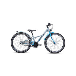 Detský bicykel XXlite alloy 3s sivý/modrý (od 120 cm)