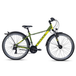 Detský bicykel troX EVO 21s zelený/žltý (od 140 cm)