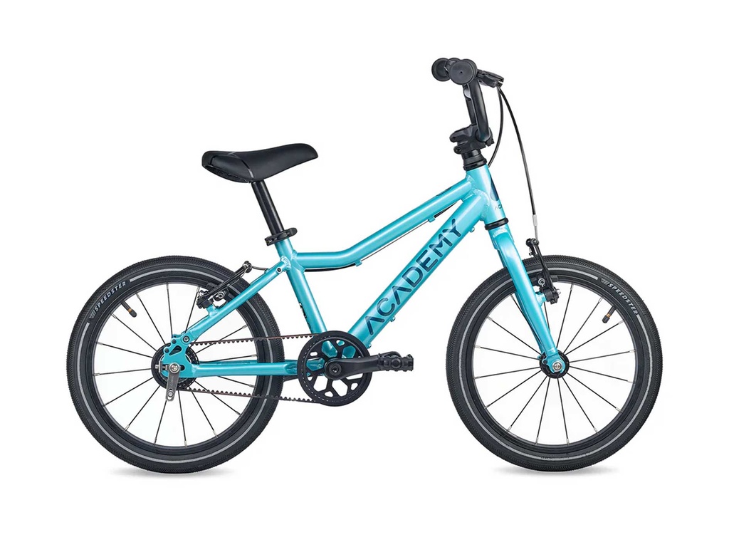 ACADEMY Detský bicykel Grade 3 Belt 16" 2025 Tyrkysová, Žltá/Modrá/Fialová
