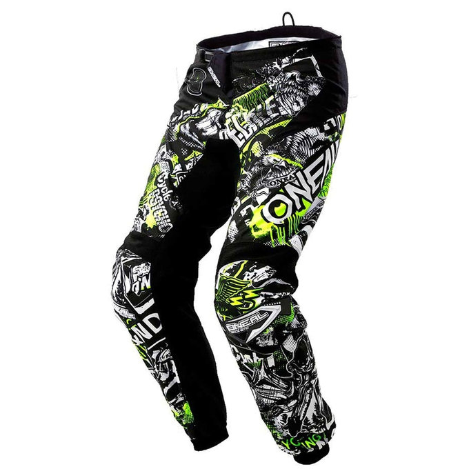 Detské nohavice Element Attack žlté