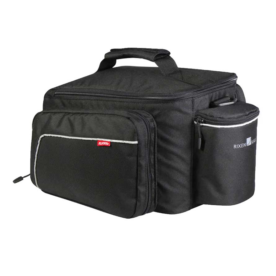 KLICKfix Taška na zadný nosič RACKPACK SPORT PLUS čierna, Čierna