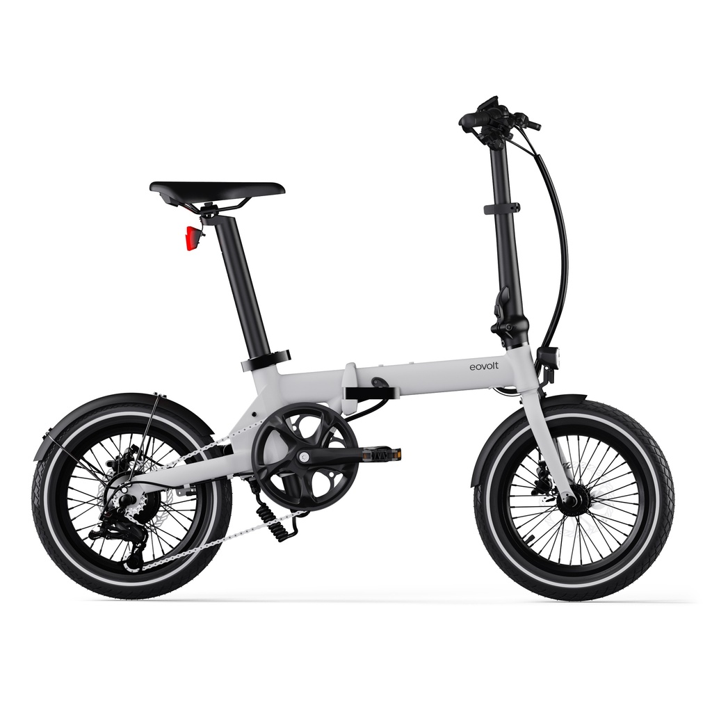 EOVOLT Skladací elektrobicykel Morning 16" V3 2025 Sivá, Čierna/Zelená/Sivá/Modrá