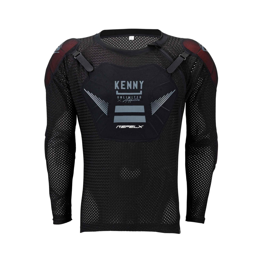 KENNY Detský chránič na bicykel REFLEX čierna L, Čierna