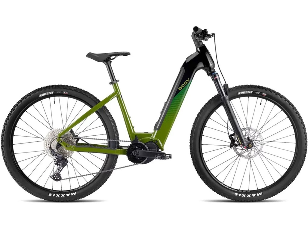BESV Horský elektrobicykel TRX 1.1 LS 2024 XS, Čierna/Zelená