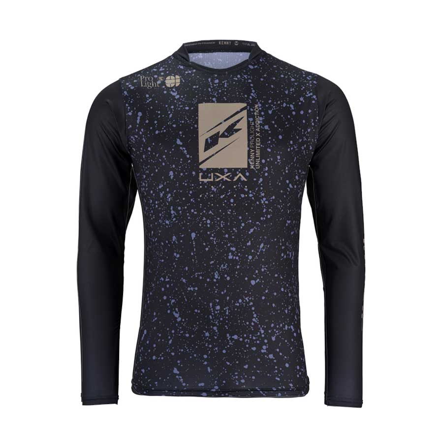 KENNY Cyklistický dres PROLIGHT Kaki, Čierna/Hnedá