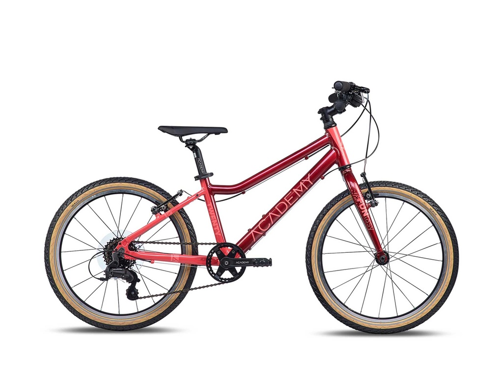 ACADEMY Detský bicykel Grade 4 Edition FUNtasy - 20" 2025, Čierna/Červená/Strieborná