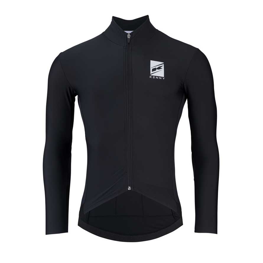 KENNY Zimný cyklistický dres ESCAPE Grana čierny, Čierna