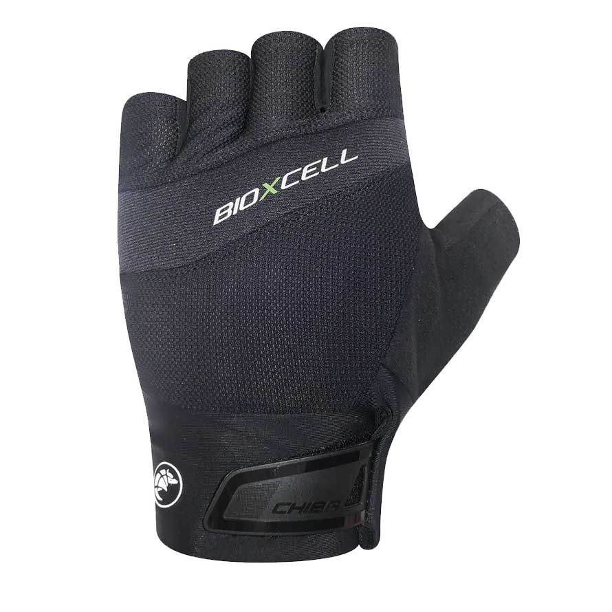 Chiba Cyklistické rukavice pre dospelých BioXCell Pro čierne L, Čierna