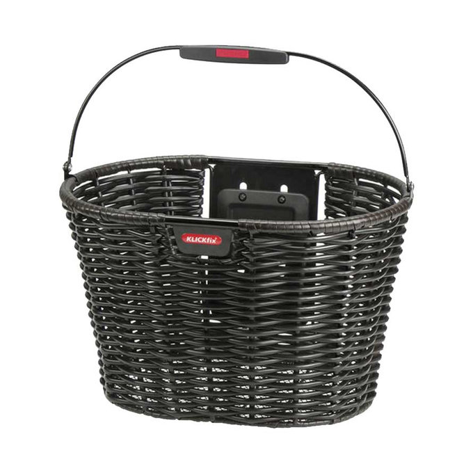 STRUCTURA OVAL prútený košík na riadidlá hnedý