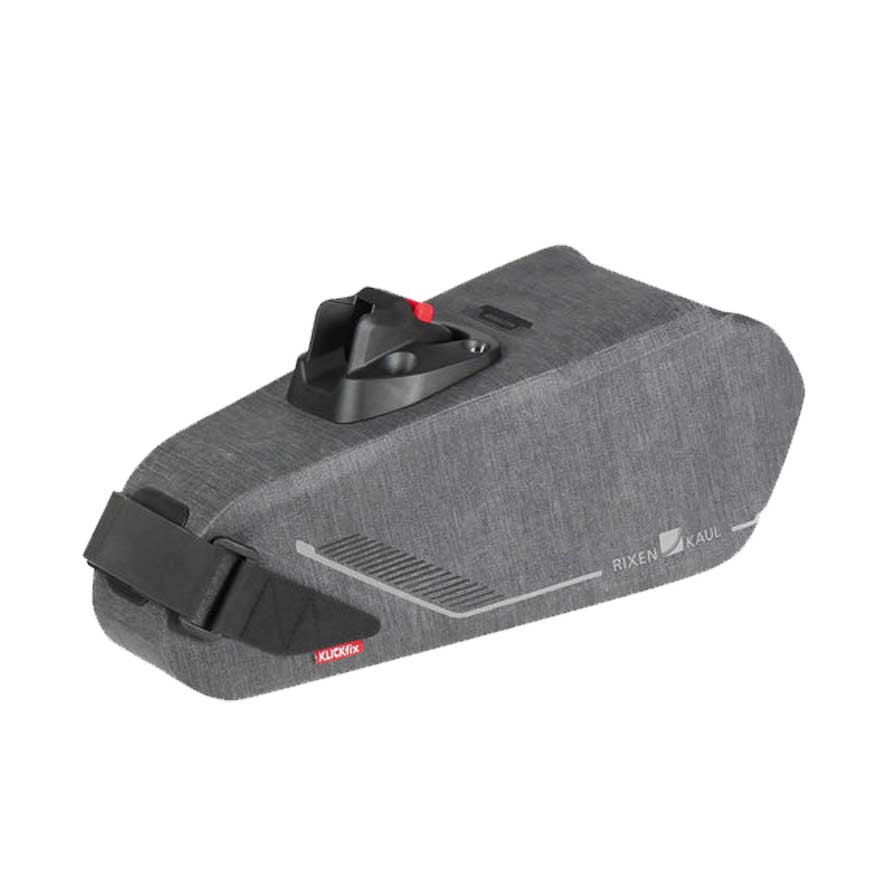 KLICKfix Bikepack X Compact vodotesná podsedlová taška šedá 6,5 l, Sivá