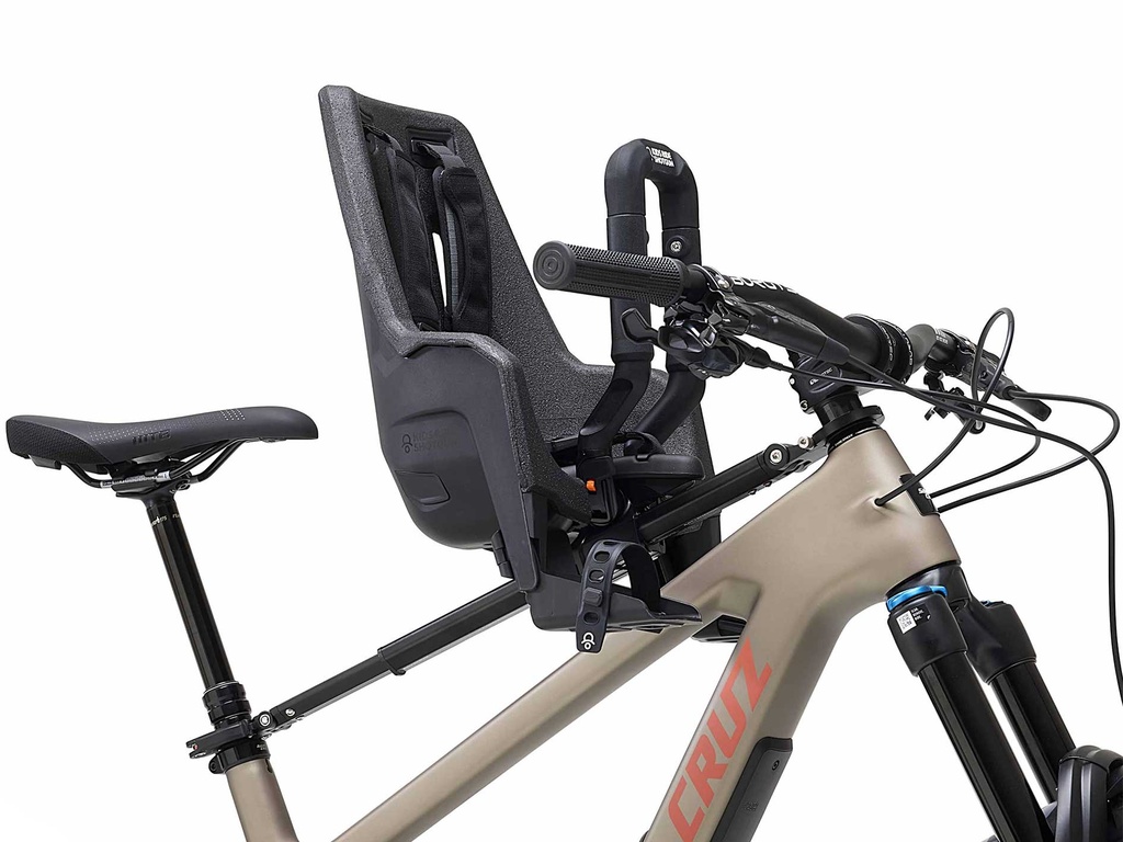 Kids Ride Shotgun MTB cyklosedačka Pro EVO, Čierna