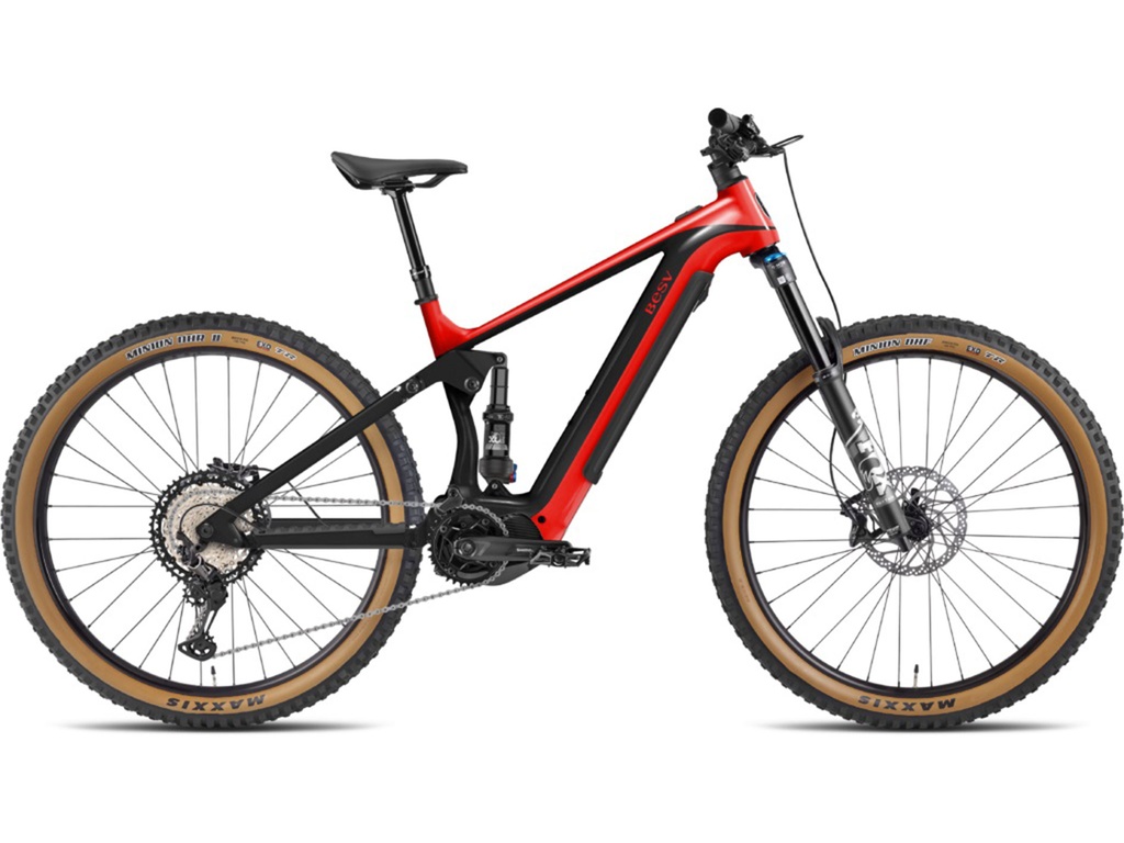 BESV Horský elektrobicykel TRS 160 1.1 LR 2025 M, Čierna/Červená