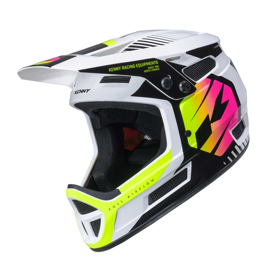 KENNY Cyklistická prilba ELITE GRAPHIC + Neon 2026 M, Biela
