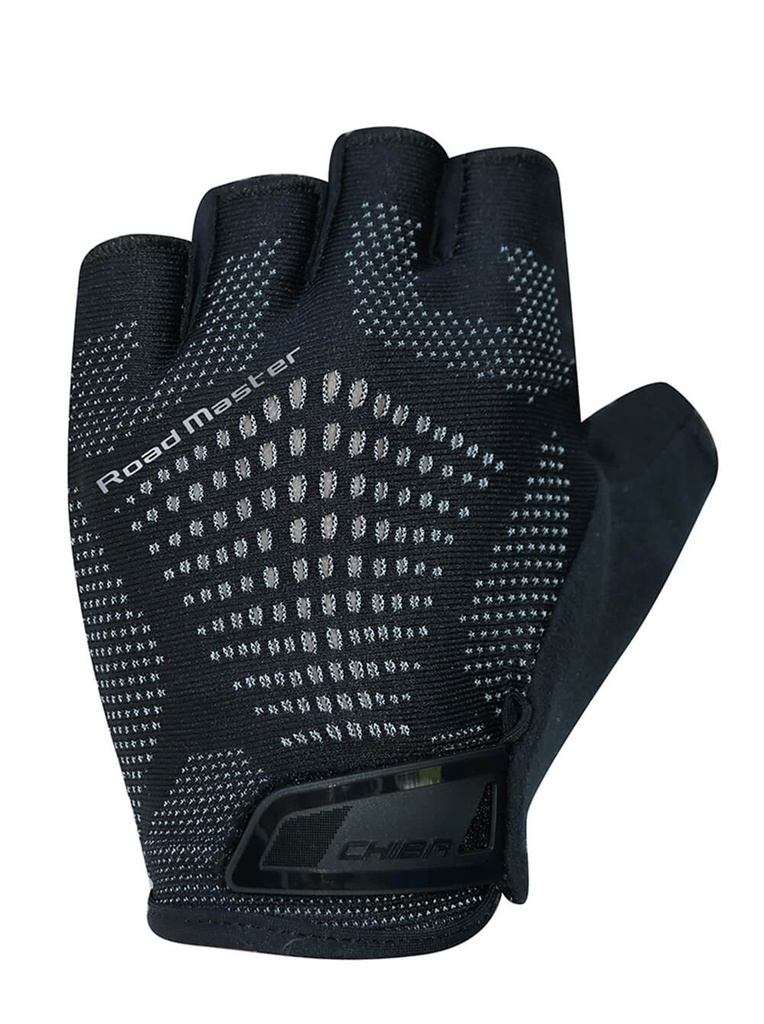 Chiba Cyklistické rukavice Road Master BLACK S, Čierna