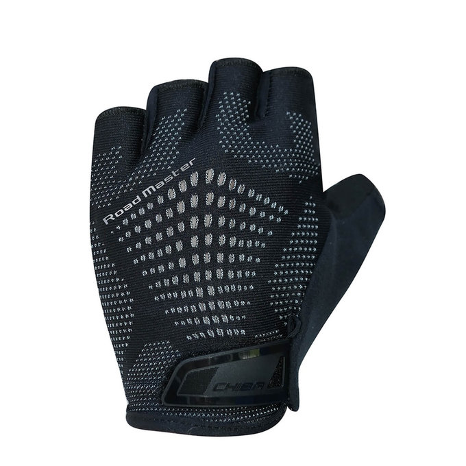 Cyklistické rukavice pre dospelých Road Master čierne