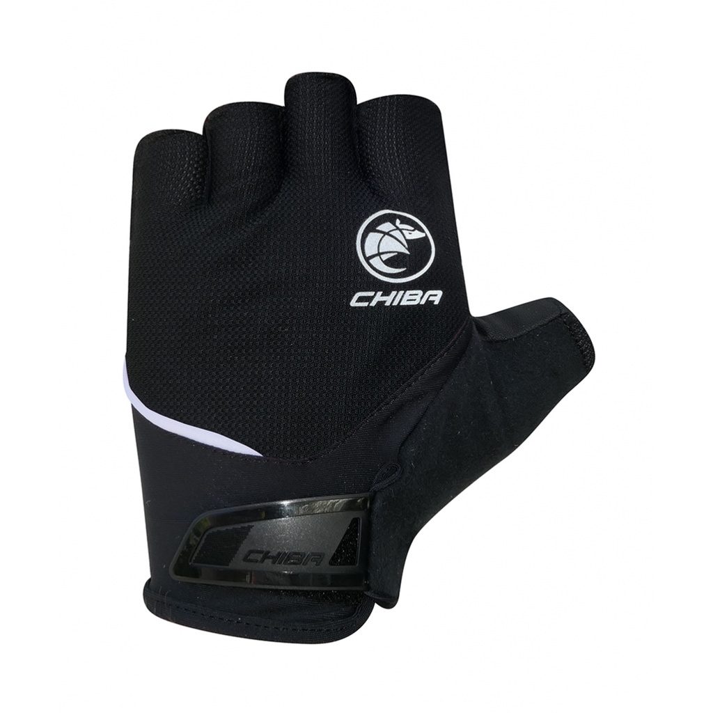 Chiba Cyklistické rukavice Sport BLACK M, Čierna