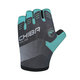 Cyklistické rukavice pre dospelých Solar tyrkysové