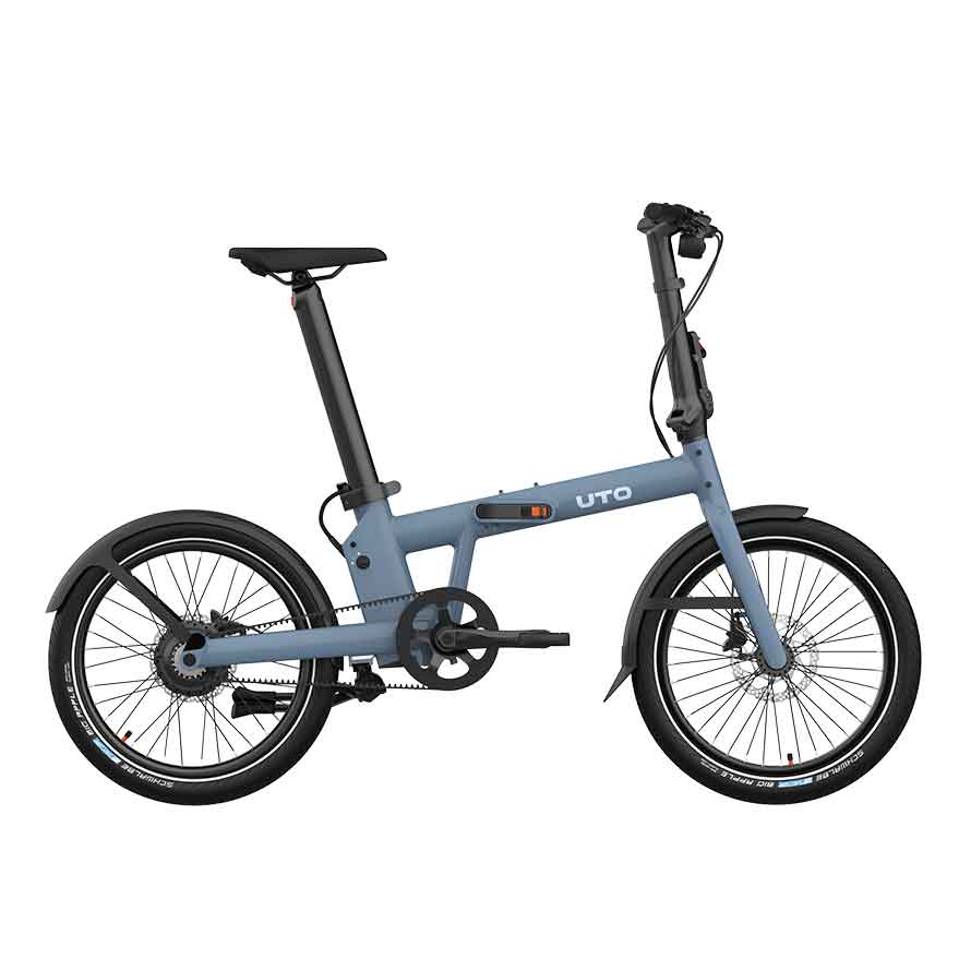 UTO Skladací elektrobicykel PRO20 2025 Mineral Blue, Zelená/Sivá/Modrá/Béžová