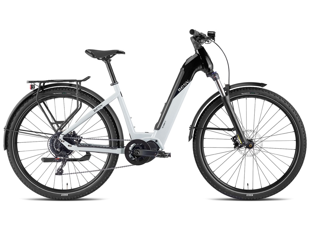 BESV Mestský elektrobicykel TRX Urban 1.3 LS 2026 XS, Sivá/Biela