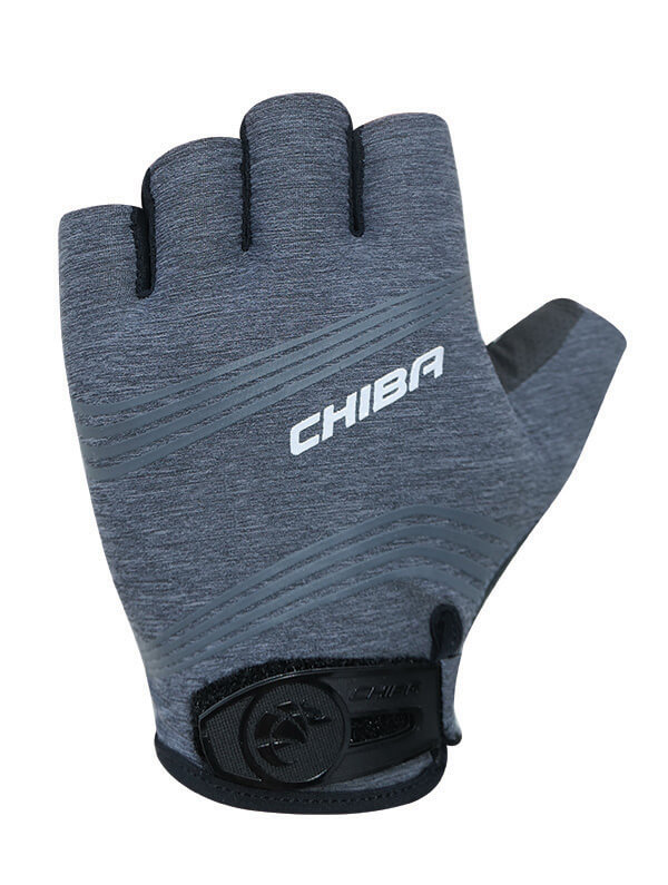 Chiba Cyklistické rukavice pre ženy Lady SuperLight tmavošedé S, Sivá