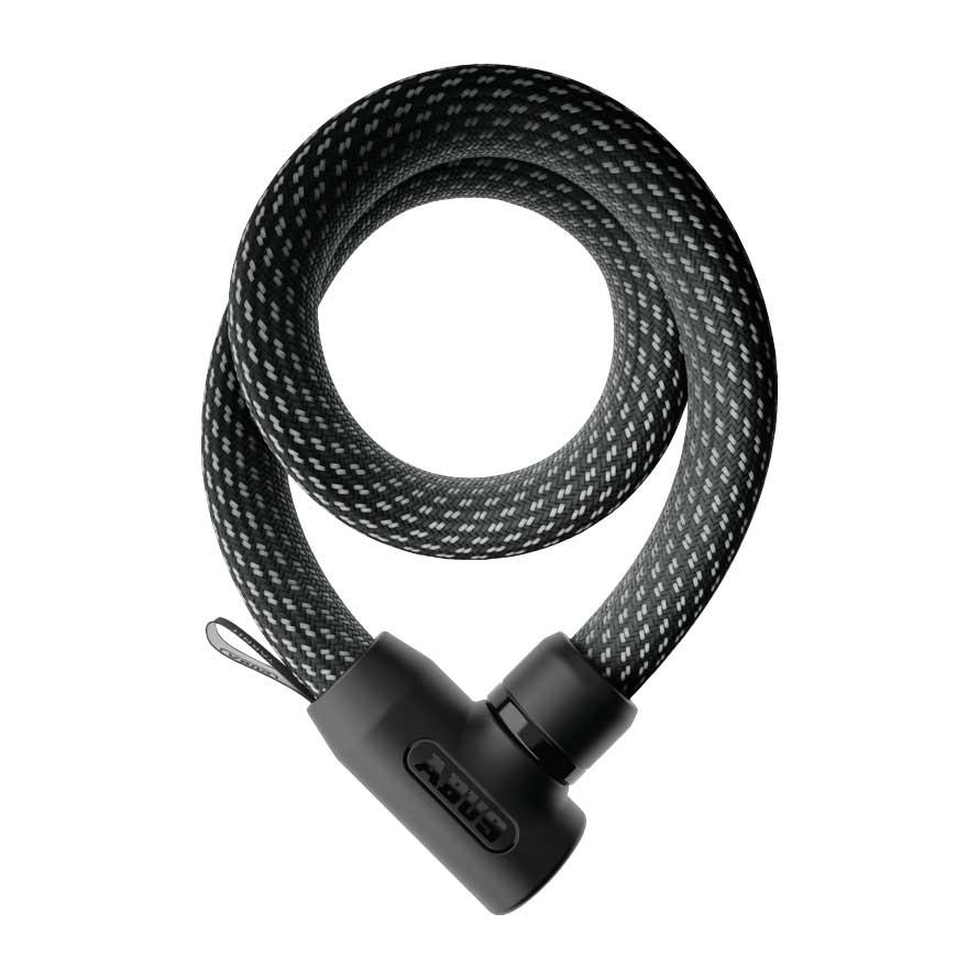ABUS Zámok na bicykel Yarnit 4004K/85 čierny, Čierna