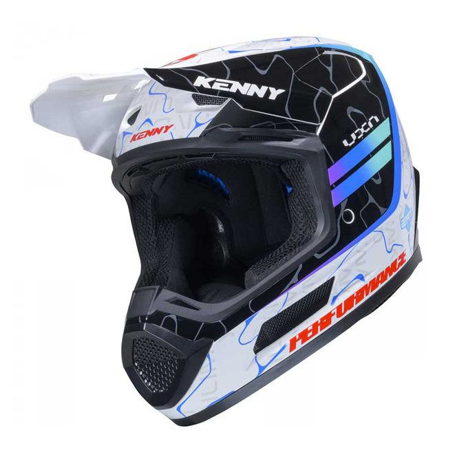 PERFORMANCE GRAPHIC + Wave Blue White